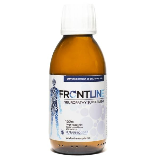 Bottle of Nutarniq Essentials Neuropathy Supplement